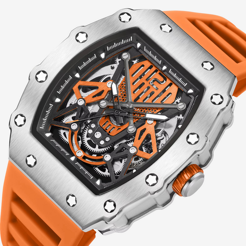 ChronoSport White – Automatic Skeleton Sports Watch