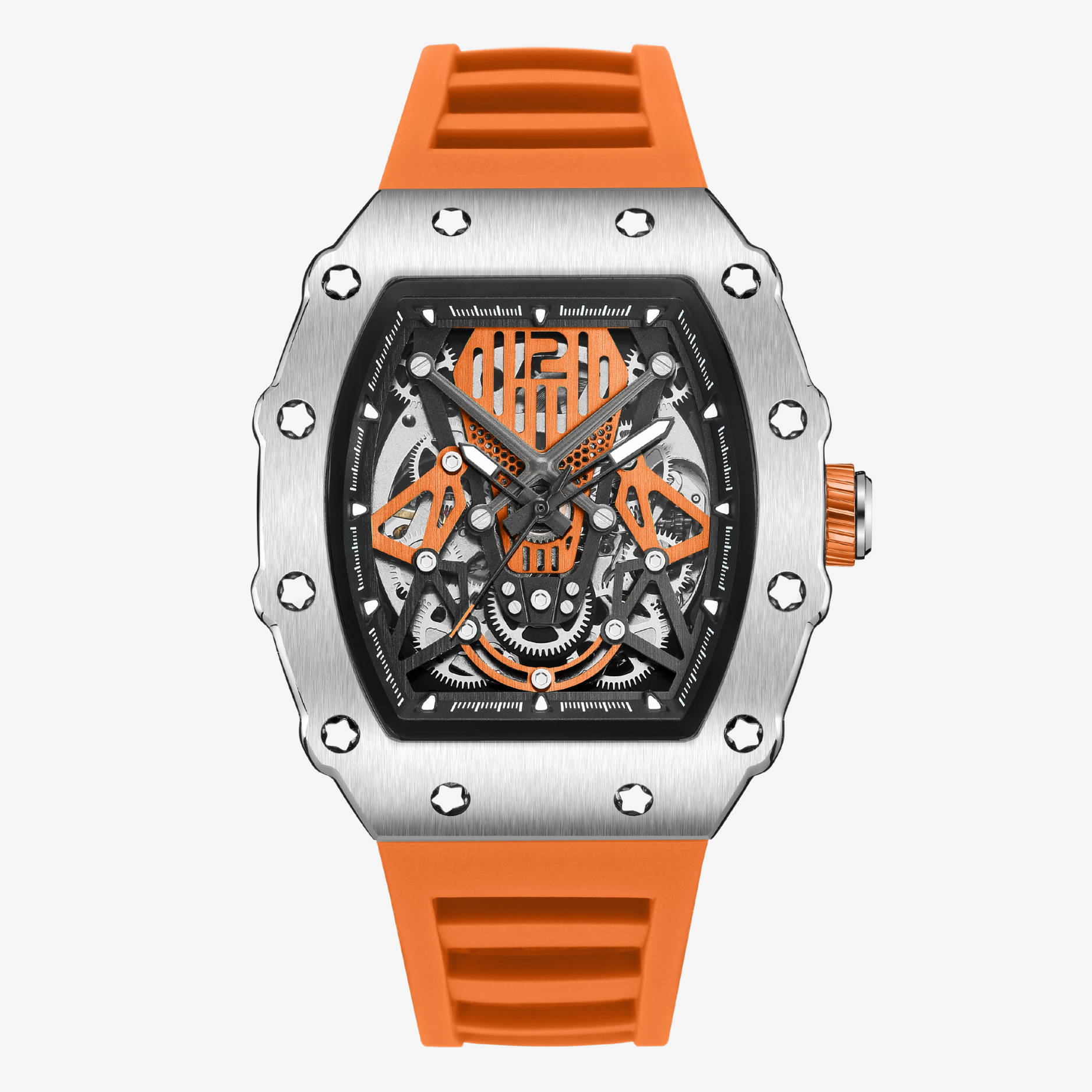 ChronoSport White – Automatic Skeleton Sports Watch