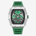 ChronoSport Green – Automatic Skeleton Sports Watch
