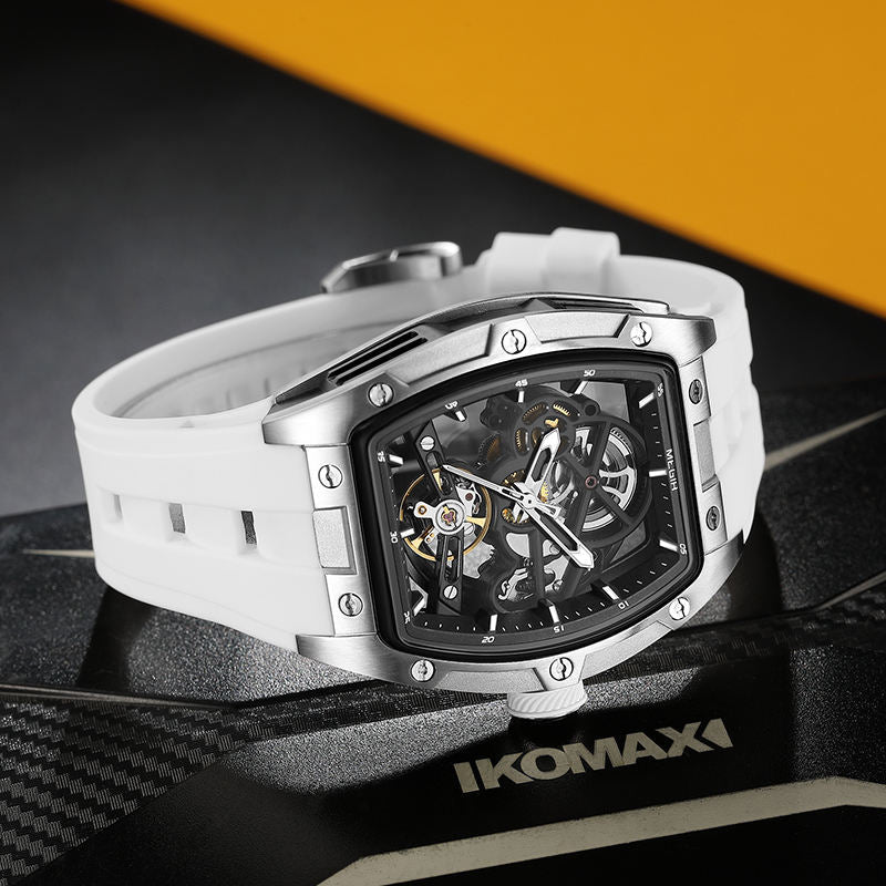 ChronoSport Black – Automatic Skeleton Sports Watch